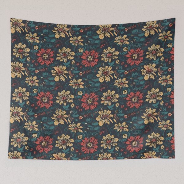 Item preview, Floral pattern artwork designed and sold by RastasTee.