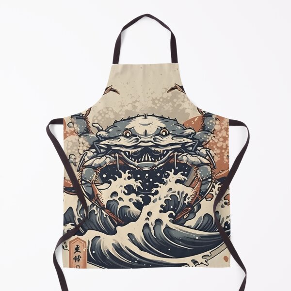 Item preview, crab in a japanese style art design designed and sold by NickLivin.