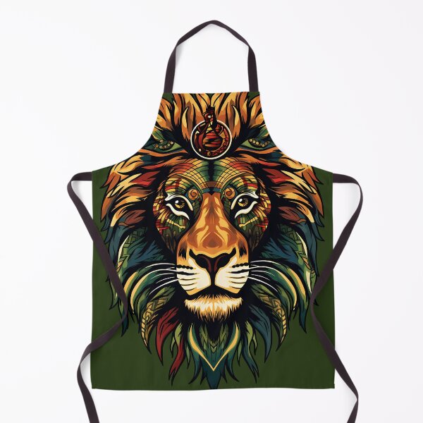 Artikelvorschau, Mandala Jamaican rasta art lion mandala entworfen und verkauft von MDCGraphics.