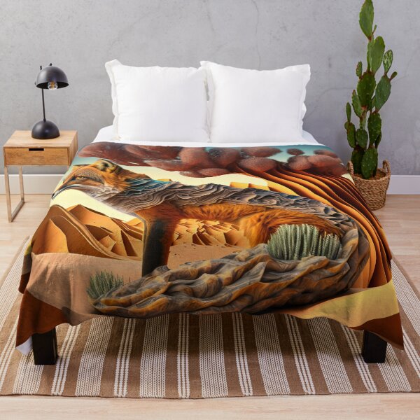 Item preview, The Desert Tree Fox: A Serene and Natural Print designed and sold by CraftyGoodGhost.