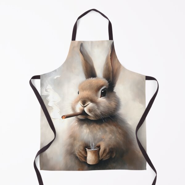 Item preview, Bunny Oil painting designed and sold by Philippa Glen.
