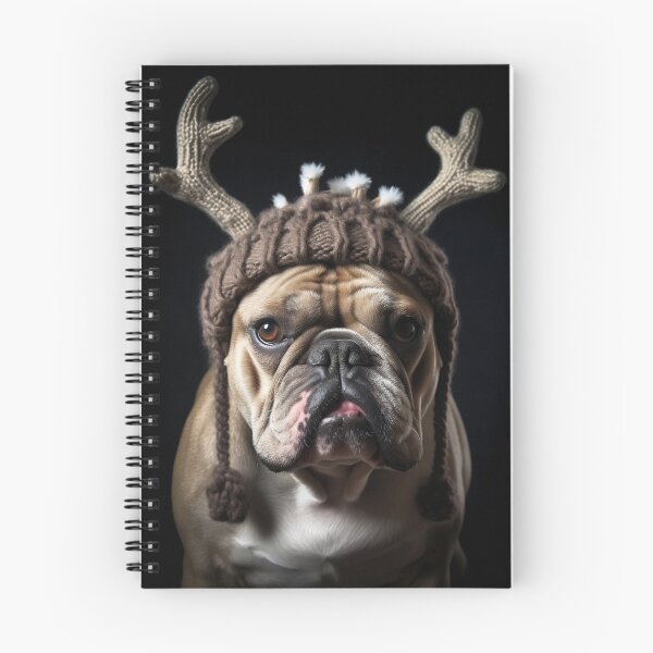 Item preview, Rendeer Hat Bulldog designed and sold by Corrieweb.