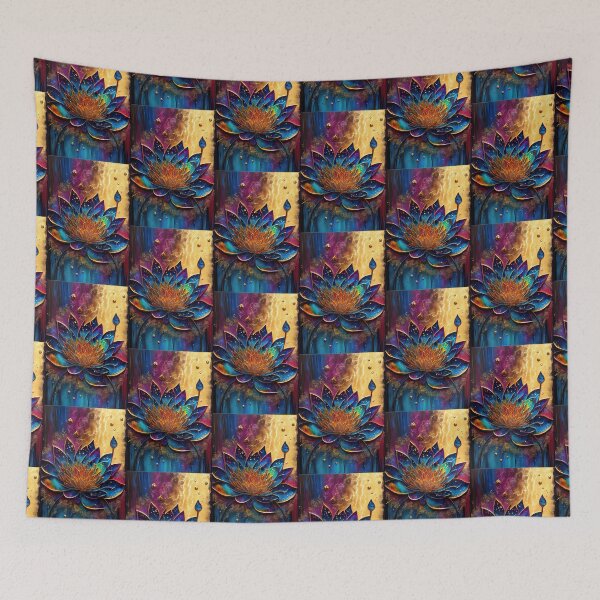 Item preview, A Fusion of Pointillism and Alcohol Ink Painting: Colorful Flowers in Mosaic designed and sold by Piotrek0001.