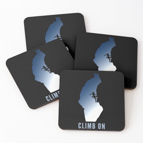 Item preview, 'Climb On' - Cool Rock Climbing design designed and sold by RockClimbing-C.