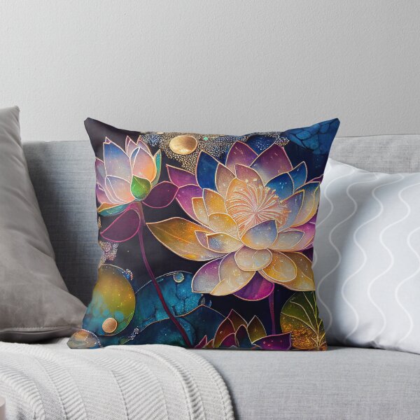 Item preview, A Fusion of Pointillism and Alcohol Ink Painting: Colorful Flowers in Mosaic designed and sold by Piotrek0001.