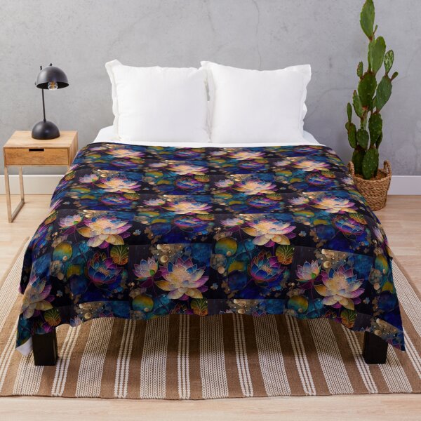 Item preview, A Fusion of Pointillism and Alcohol Ink Painting: Colorful Flowers in Mosaic designed and sold by Piotrek0001.