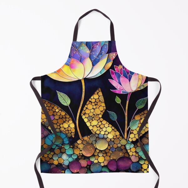 Item preview, A Fusion of Pointillism and Alcohol Ink Painting: Colorful Flowers in Mosaic designed and sold by Piotrek0001.