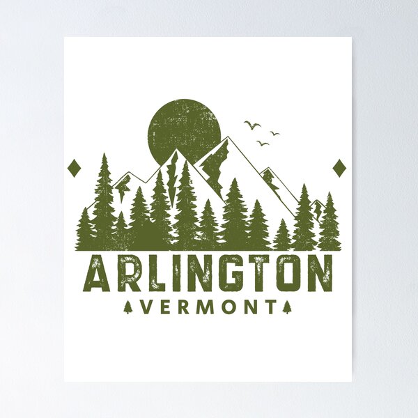 Item preview, arlington Vermont Mountain Souvenir designed and sold by Wild-Outside.