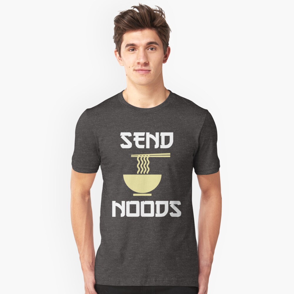send noods men's shirt