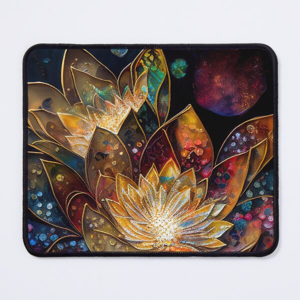 Item preview, A Fusion of Pointillism and Alcohol Ink Painting: Colorful Flowers in Mosaic designed and sold by Piotrek0001.