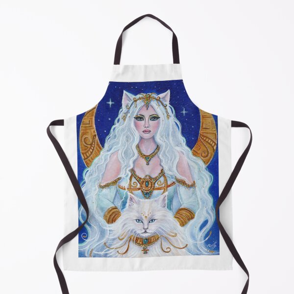 Item preview, Bastet Egyptian goddess with cat by Renee Lavoie designed and sold by Renee Lavoie.