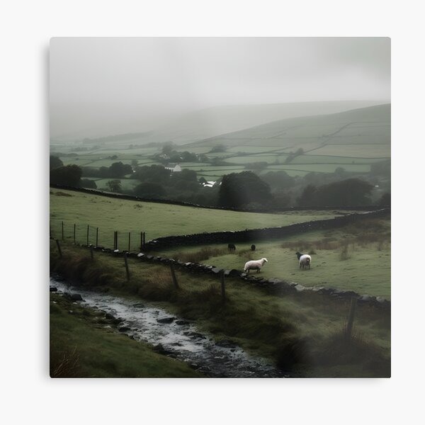 Item preview, Foggy Valley designed and sold by EpicWallArts.