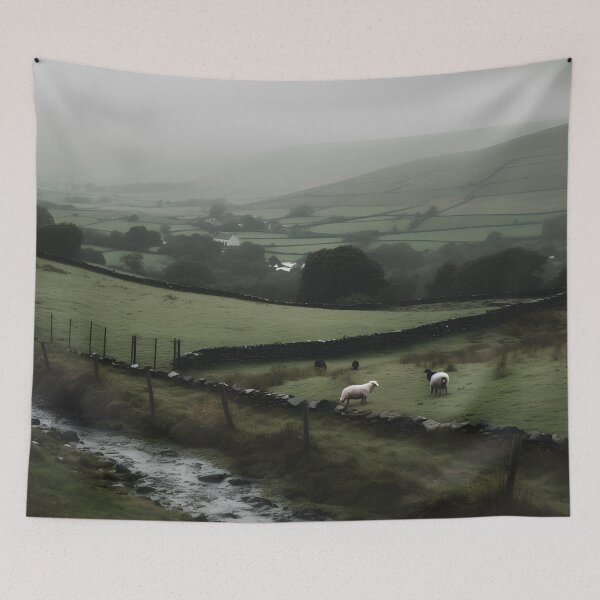 Item preview, Foggy Valley designed and sold by EpicWallArts.