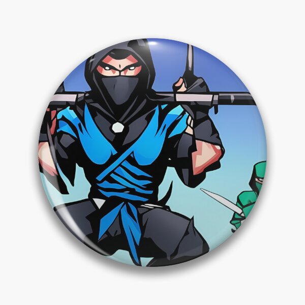 Artikelvorschau,  Zeichentrick-Ninja-Serie entworfen und verkauft von Zeus-Designer.