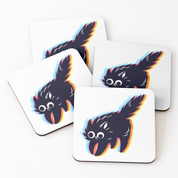 Item preview, Sci-Fi Cat Drawing with Glitch Effect: Psychedelic Neon Design designed and sold by AbundanceSeed.