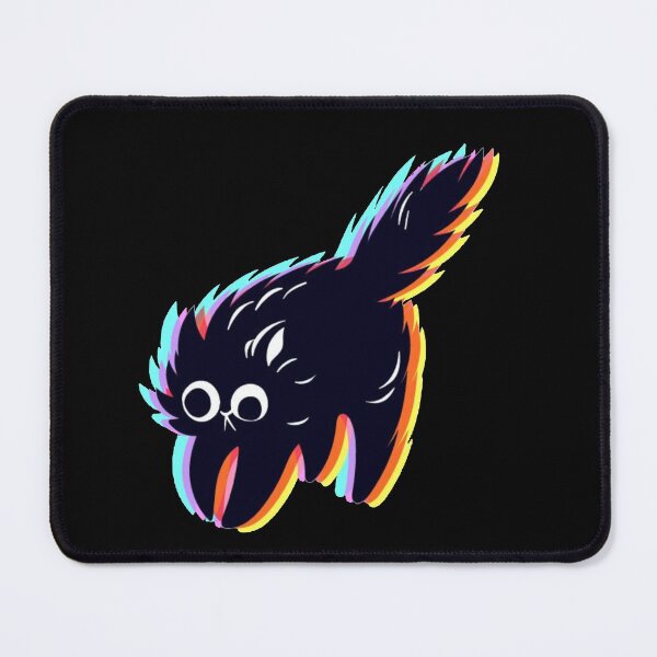 Item preview, Psychedelic Cat Art with Glitch Effect: Neon Futuristic Design designed and sold by AbundanceSeed.
