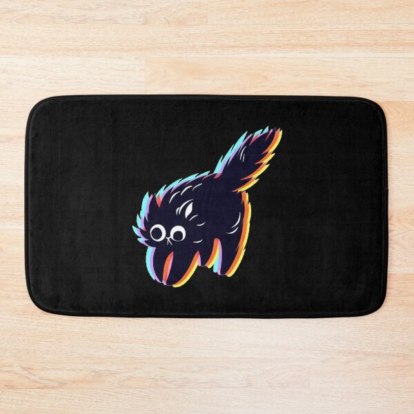 Item preview, Psychedelic Cat Art with Glitch Effect: Neon Futuristic Design  designed and sold by AbundanceSeed.