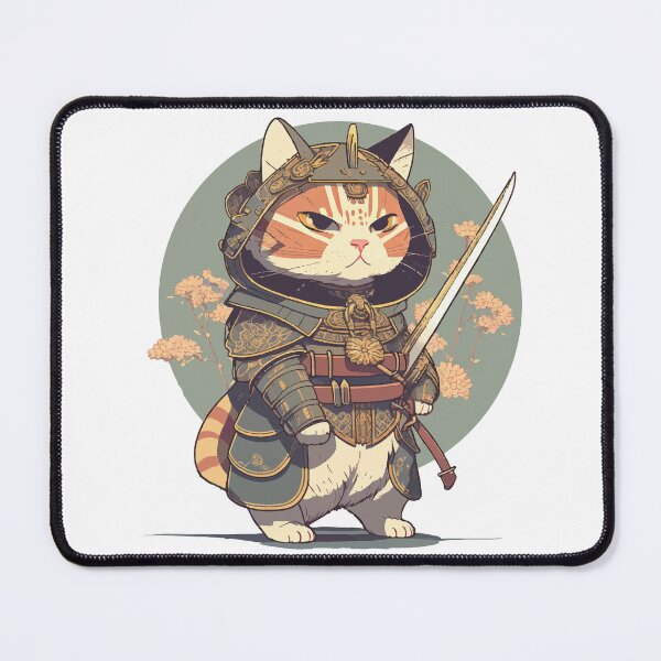 Item preview, samurai cat edo designed and sold by Hrod-design.