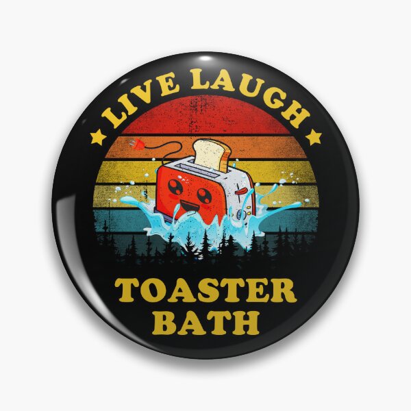 Artikelvorschau, Live Lachen Toaster Bad Lustiges inspirierendes Zitat entworfen und verkauft von RosannaArt.