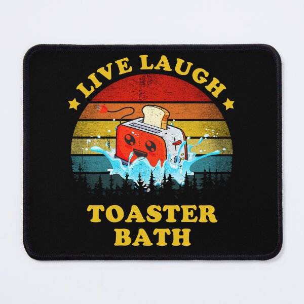 Item preview, Live Laugh Toaster Bath Funny Inspirational Quote designed and sold by RosannaArt.
