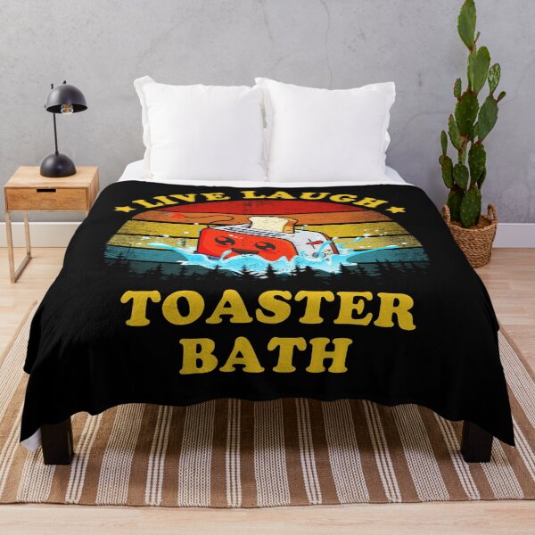 Item preview, Live Laugh Toaster Bath Funny Inspirational Quote designed and sold by RosannaArt.