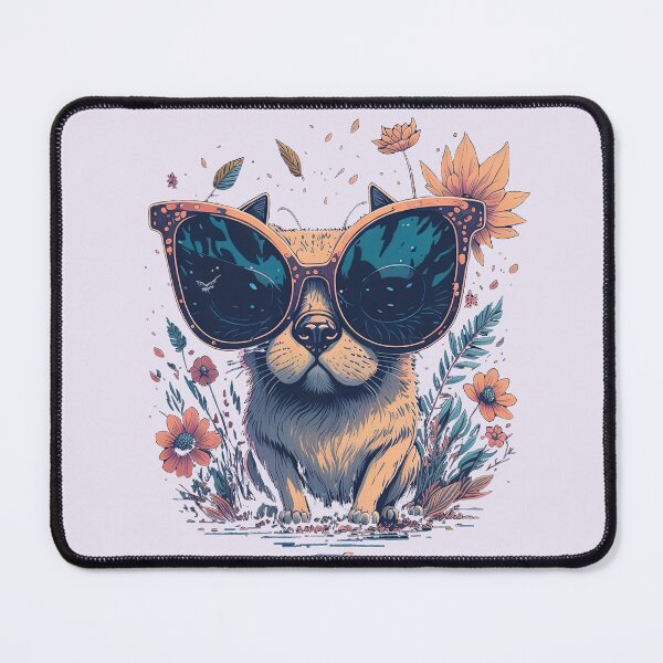Item preview, Cute dog, huge sunglasses designed and sold by Saltys-Shop.