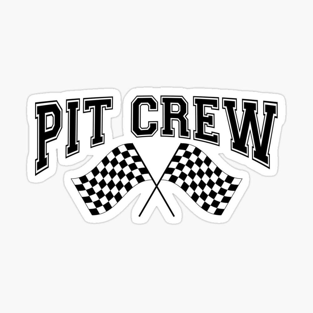 Pit Crew Car Motor Racing Art Board Print for Sale by Zkoorey | Redbubble