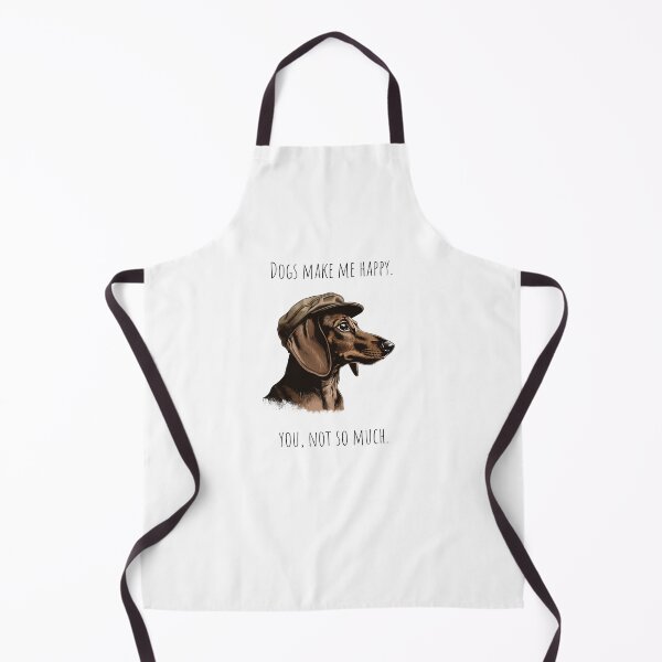 Item preview, Dachshund Dogs Make Me Happy designed and sold by DanellyDesigns.