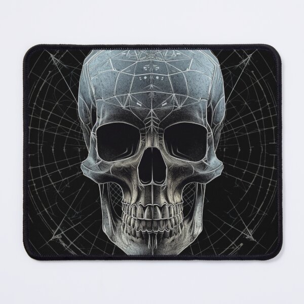 Item preview, skull with sacred geometry designed and sold by Bohabaz.