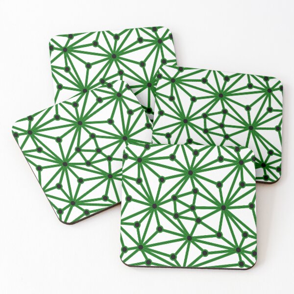 Item preview, Abstract geometric pattern - green. designed and sold by K.S ART.