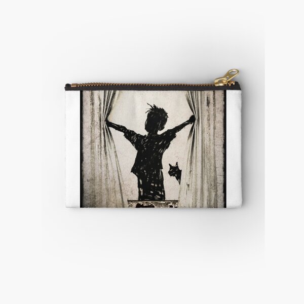 Item preview, Banksy Boy and his Cat in window designed and sold by pocketuni75.