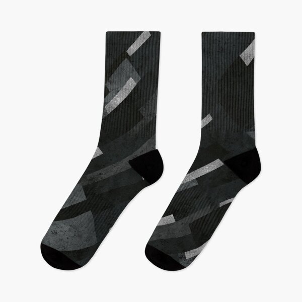 Item preview, Silver Rain - Black Geometric Abstract Pattern designed and sold by AmbienceArt.
