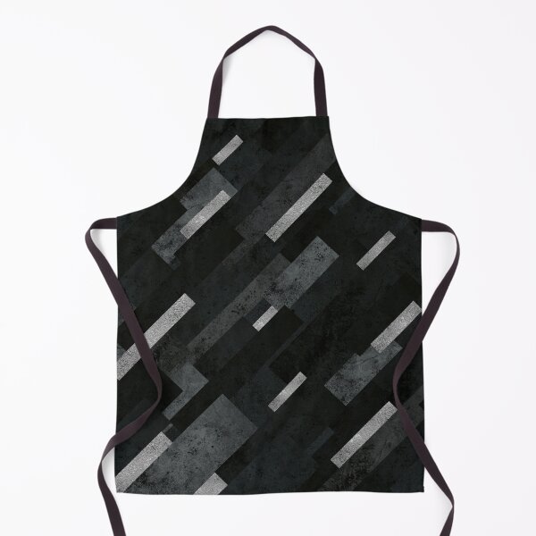 Item preview, Silver Rain - Black Geometric Abstract Pattern designed and sold by AmbienceArt.