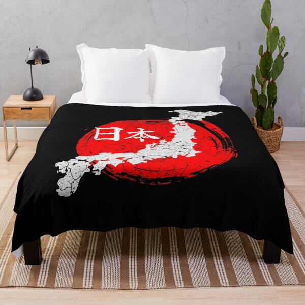 Item preview, Japanese flag and map with characters designed and sold by Mila1946.