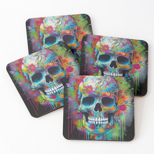 Item preview, skull street art graffiti designed and sold by Bohabaz.
