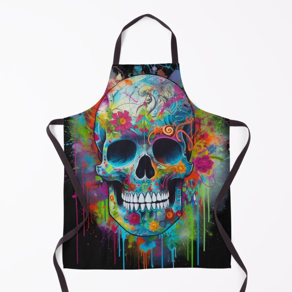 Item preview, skull street art graffiti designed and sold by Bohabaz.