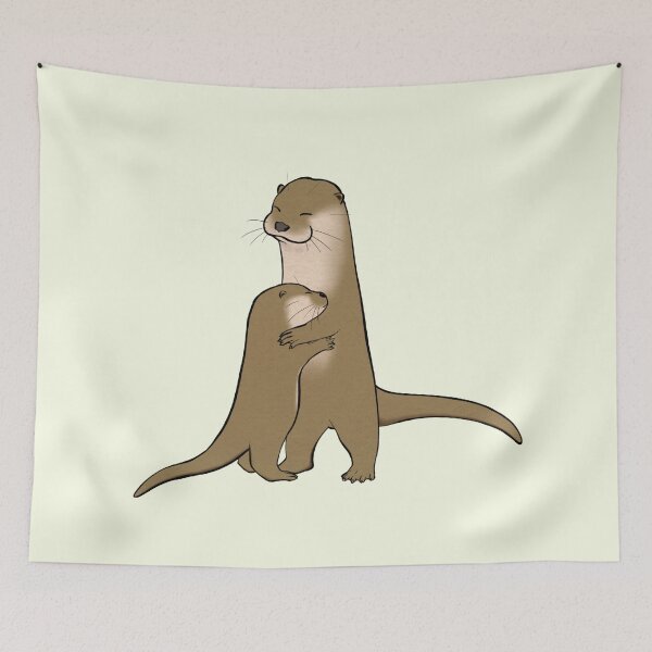 Item preview, Eurasian Otter: Mom & Cub designed and sold by OTTERFAMILY.