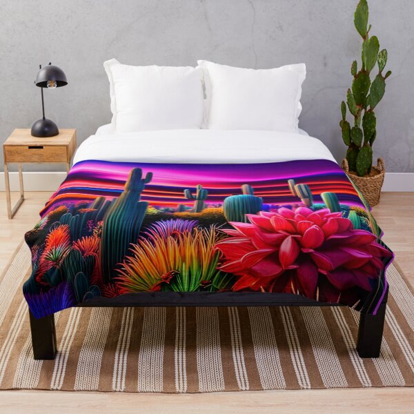 Item preview, Desert Cactus Garden at Night designed and sold by Mary Tighe.