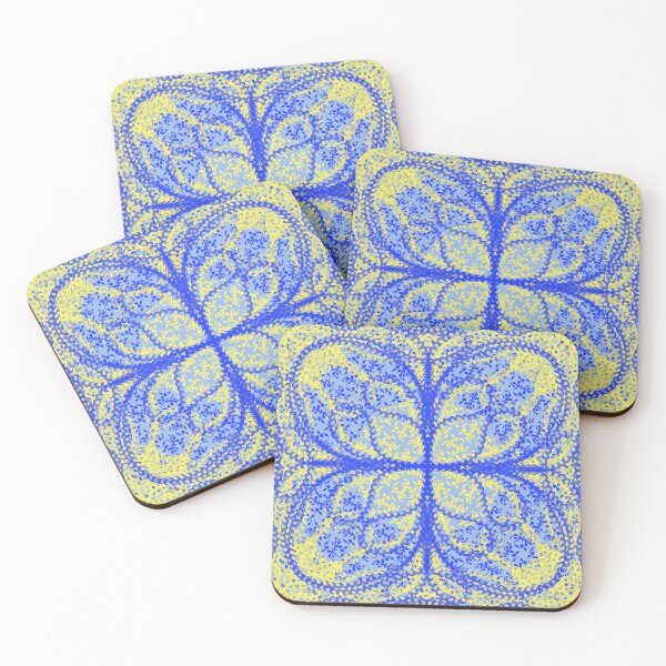 Item preview, Blue and Yellow Swirls designed and sold by Annette Marionneaux Stevenson.