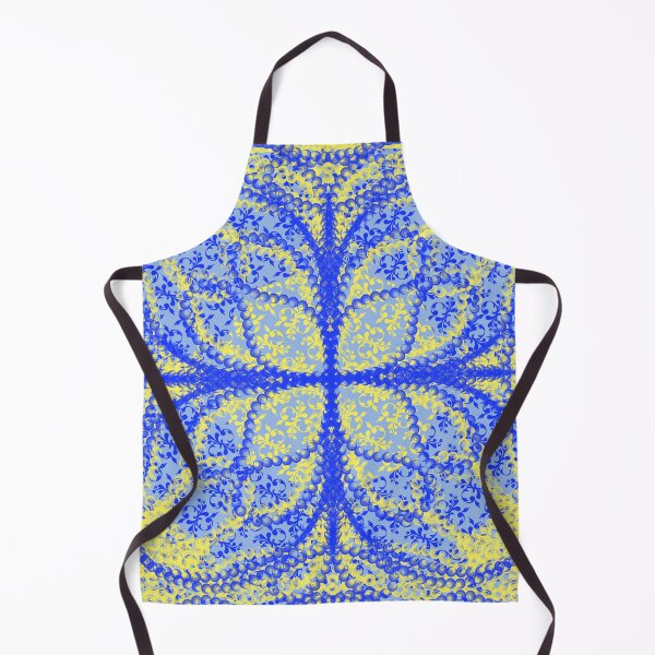 Item preview, Blue and Yellow Swirls designed and sold by Annette Marionneaux Stevenson.