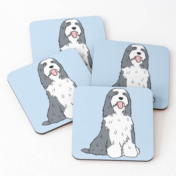 Item preview, Bearded collie cute illustration  designed and sold by Yarafantasyart.