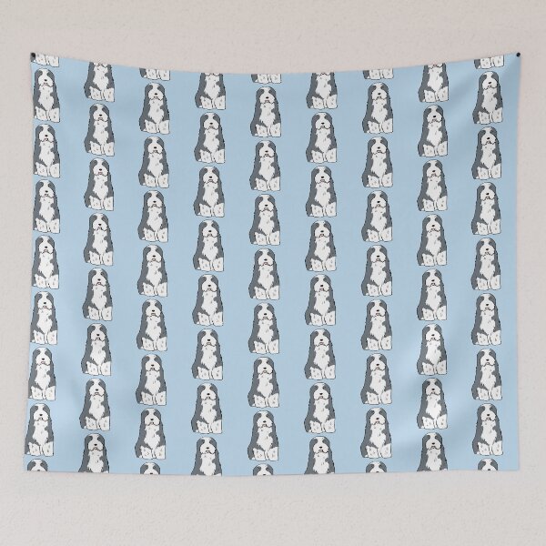 Item preview, Bearded collie cute illustration  designed and sold by Yarafantasyart.