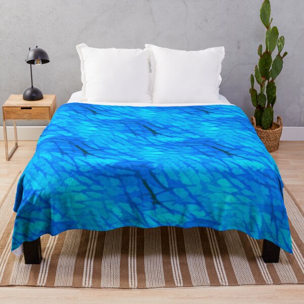 Item preview, Skin Inspired Abstract Print Blue Low Contrast designed and sold by ThatIsSomething.