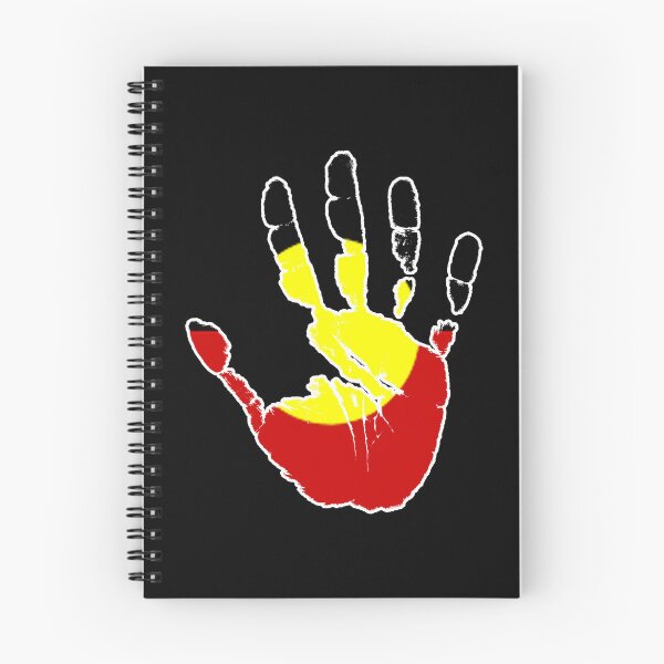Item preview, Aboriginal Australia Distressed Flag Hand Print designed and sold by Manoroma.