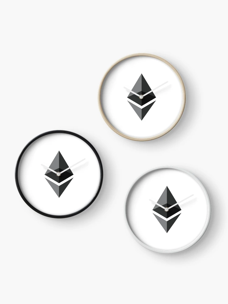 Thumbnail 3 of 4, Clock, Ethereum designed and sold by Derp Nation.