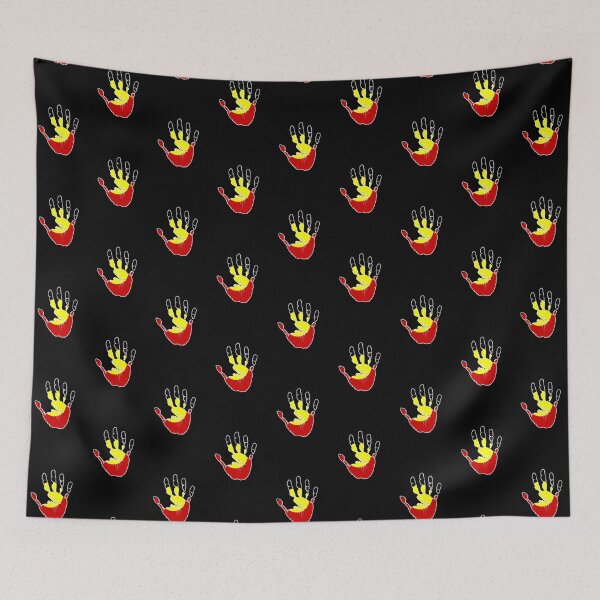 Item preview, Aboriginal Australia Distressed Flag Hand Print designed and sold by Manoroma.