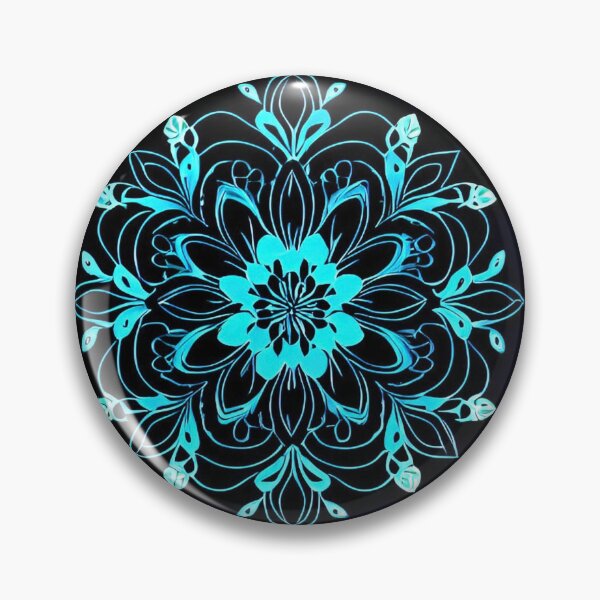 Item preview, Blue flower pattern designed and sold by UllaSformat.