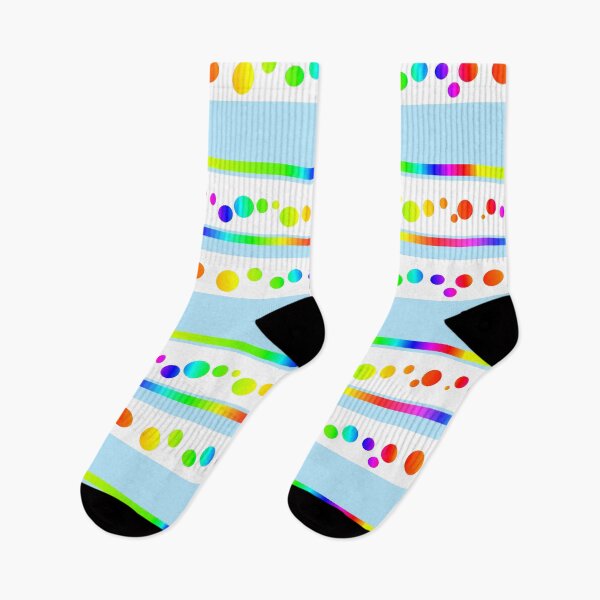 Item preview, Rainbow bright abstract circles | Rainbow abstract vibrant circle pattern designed and sold by lausn.