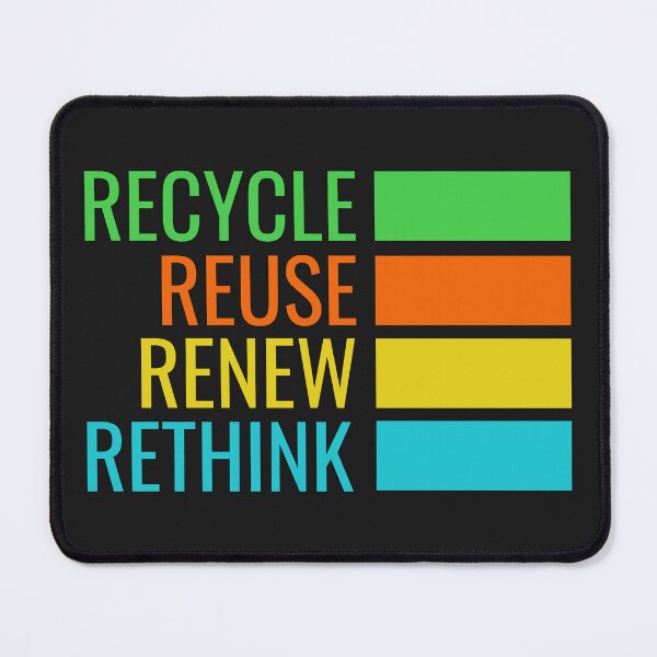 Item preview, Recycle reuse renew rethink colors designed and sold by somi3art.