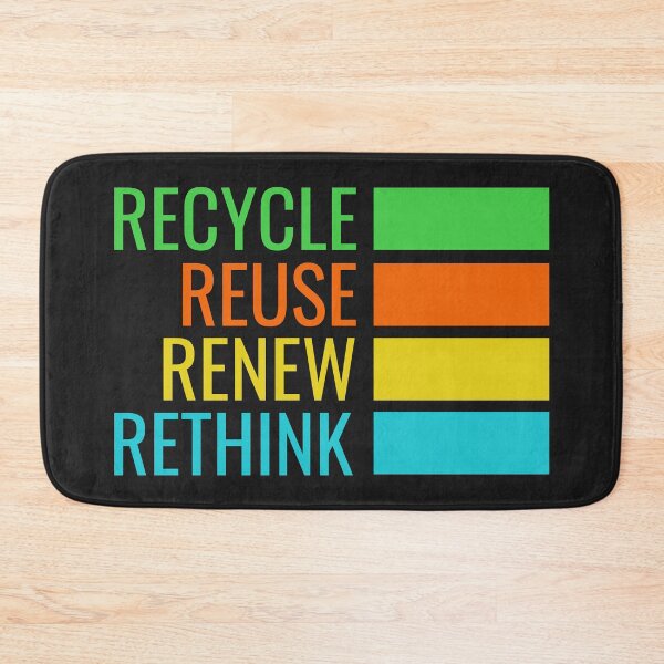 Item preview, Recycle reuse renew rethink colors designed and sold by somi3art.